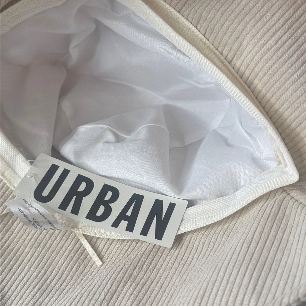 Urban Outfitters Monarch Butterfly Corduroy Bucket Hat Cream